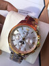 勞力士王子名牌手表男士瑞士機械表時(shí)尚商務(wù)夜光防水鎢鋼帶名表男表品牌十大 R3201間金白面【進(jìn)口機芯】 終身質(zhì)保 40mm 厚度12mm 曬單實(shí)拍圖