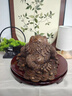 天祥緣紫銅金蟾擺件客廳店鋪開(kāi)業(yè)禮品招八方來(lái)財三足金蟬大號三腳蟾蜍 紫銅-33號金錢(qián)元寶蟾【配底座】 曬單實(shí)拍圖