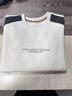 皮爾卡丹（pierre cardin）t恤男士長(zhǎng)袖春秋季新款圓領(lǐng)白色衛(wèi)衣男秋衣體恤小衫男裝 5880-白色 常規(guī) XL 130-145斤 曬單實(shí)拍圖