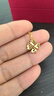 周六福黃金項鏈女四葉草吊墜生日禮物計價(jià)A0610846 約3.94g 40+5cm  曬單實(shí)拍圖