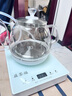 益茶福全自動(dòng)上水電熱水壺茶臺燒水壺飲水燒水一體機玻璃底部上水單壺茶幾煮茶壺保溫泡茶壺開(kāi)水壺煲水壺 1L 藍光玻璃壺ZC-S516套裝 曬單實(shí)拍圖