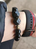 京鑒手工隨形木混搭黑曜石珠子手鏈男水晶復古潮流個(gè)性手串不規則 女生15碼 曬單實(shí)拍圖