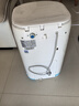 奧克斯（AUX）迷你洗衣機 全自動(dòng)小型嬰兒兒童寶寶內衣波輪洗衣機 帶甩干烘干洗脫一體 【國補】4KG洗脫容量白色【母嬰專(zhuān)用】 曬單實(shí)拍圖