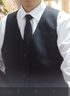 羅蒙西服套裝男士商務(wù)修身西裝男職業(yè)正裝小西服新郎伴郎結婚禮服外套 黑色單扣【西服+西褲+馬甲+襯衫 2XL /180【130-145斤】+7件禮品 曬單實(shí)拍圖