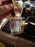 Bincoo意式咖啡萃取杯帶刻度玻璃量杯濃縮杯木柄小奶盅奶罐盎司杯 曬單實(shí)拍圖