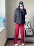 LEEREDPOI羽絨服男立領(lǐng)寬松休閑潮流百搭短款冬季保暖鴨絨冬天青年外套 白色 XL 約145-170斤可穿 曬單實(shí)拍圖