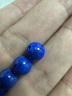青金石散珠老礦料圓珠子帝王青隔珠手串手鏈diy配珠 直徑約8mm/5顆【圣藍級】 曬單實(shí)拍圖