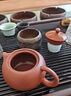 素飾茶壺紫砂壺功夫茶具套裝泡茶壺原礦朱泥西施壺家用大容量大紅袍 大號鳳鳴西施壺 300ml 曬單實(shí)拍圖