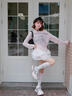 CHERY KALLY【周也同款】輕奢厚底老爹鞋2025新款運動(dòng)潮酷臟臟鞋真皮女鞋 CHERY&KALLY 粉紅色 39 曬單實(shí)拍圖