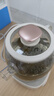 美的（Midea）花漾0膠水全玻璃全自動(dòng)養生壺 辦公室多功能煮茶壺 燒水壺恒溫電熱水壺煮茶器花茶壺1L YS10B101 曬單實(shí)拍圖
