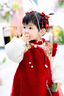 G.DUCKKIDS一周歲禮服女寶寶連衣裙兒童唐裝套裝中國風(fēng)秋季裙子嬰兒抓周衣服 紅色 90 尺碼1~2歲【 80-90cm】 曬單實(shí)拍圖