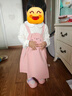 戴維貝拉（DAVE＆BELLA）童裝小童連衣裙兒童公主裙2025秋季新款女童裙子女寶寶假兩件童裙 珍珠粉【現貨】 100 cm（建議身高90-100cm） 曬單實(shí)拍圖