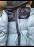 雪中飛【雙面穿】?jì)和鸾q服冬季輕薄男女童面包服羽絨服新霧藍130cm 曬單實(shí)拍圖