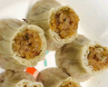 悅味紀 豬肉香菇糯米大燒麥1kg 20只 手工燒賣(mài) 半成品早餐方便速食 曬單實(shí)拍圖