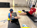 李寧（LI-NING）兒童泳鏡男童女童防水防霧游泳鏡小童潛水防護鏡LSJR700-1冰湖藍 曬單實(shí)拍圖