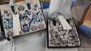 永幸國(guó)風(fēng)新中式刺繡手提包花間夢(mèng)語刺繡手提包女包托特 2312035-寶石藍(lán) 曬單實(shí)拍圖