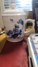 富麗元 茶杯陶瓷大號1000ml大茶杯子景德鎮水杯個(gè)人家用大碼杯瓷杯帶蓋 青花牡丹 曬單實(shí)拍圖
