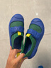 卡駱馳（CROCS）激浪兒童涉水鞋舒適輕便/210619/210620 常青綠-3WH 35 (215mm) 曬單實(shí)拍圖