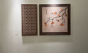好久不見(jiàn)柿柿如意新中式餐廳裝飾畫(huà)中古風(fēng)飯廳餐桌背景墻壁畫(huà)茶室禪意掛畫(huà) 曬單實(shí)拍圖