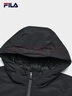 FILA斐樂(lè )官方男裝羽絨服冬季新款時(shí)尚休閑連帽防水防濕外套 正黑色-BK 3XL 190/108A 曬單實(shí)拍圖