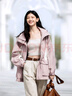 森馬（Semir）陳都靈|防護(hù)外套女中長(zhǎng)款寬松撞色秋裝戶外通勤夾克101524109001 曬單實(shí)拍圖