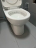 松鯨 衛浴家用馬桶坐便器大沖力超漩虹吸式靜音連體座便器小戶(hù)型馬桶 直沖型【大沖力】300坑距 曬單實(shí)拍圖