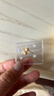 黃金耳釘女小豆豆純金999足金耳環(huán)小金豆養(yǎng)耳洞耳飾送女友禮物 直針款式+配送專柜禮盒+國檢證書 4mm磨砂一對(限時(shí)五折) 曬單實(shí)拍圖