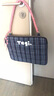 Tagi.Tagi.編織小枕頭充棉刺繡串珠手提單肩電腦包筆記本包 藍(lán)莓餅干 曬單實(shí)拍圖