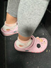 卡駱馳（CROCS）貝雅卡駱班兒童洞洞鞋沙灘鞋男女童包頭拖鞋/207018/207019 芭蕾粉/糖果粉-6TG 30 (180mm) 曬單實(shí)拍圖