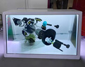 透明屏廣告展示柜裸眼3d液晶顯示器觸摸展廳設備定制品 透明屏廣告展示柜定金 白色 曬單實拍圖
