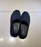 EDMarlandHOMME老北京布鞋男 休閑養生防滑鞋 耐磨軟底工作鞋 懶人鞋一腳蹬布鞋 黑色 42 曬單實(shí)拍圖