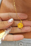 老廟黃金項(xiàng)鏈足金蓮花套鏈好運(yùn)連連送媽媽長(zhǎng)輩生日節(jié)日禮物 套鏈/約2.4g 曬單實(shí)拍圖