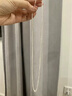 胖東來品質999純銀龍骨鏈項鏈男士款感鎖骨鏈足銀男生輕奢銀鏈 2.5mm55cm送證書 曬單實拍圖