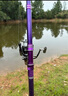 狼王樂釣魚竿短節(jié)超硬海竿拋竿海釣遠投竿海桿套裝碳素甩桿鰱鳙釣組 遠投2.7米+12軸5000金屬輪+禮品 曬單實拍圖