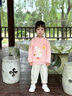 巴拉巴拉balaOne寶寶毛衣嬰兒線衫男童2025新款冬裝女童毛衫內(nèi)搭 粉色兔兔00366 110 曬單實(shí)拍圖