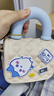 名創(chuàng  )優(yōu)品（MINISO）chiikawa系列洞洞包可愛(ài)毛絨斜挎包收納包手提包化妝包 洞洞包（hachiware） 曬單實(shí)拍圖