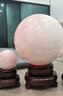 善揚天然粉色水晶球風(fēng)水擺件愛(ài)情球家居玄關(guān)書(shū)房臥室擺件水晶原石打磨 【天然礦石】粉色天然水晶球12cm 曬單實(shí)拍圖