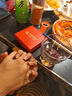 中國黃金S925銀戒指情侶對戒一對求婚戒指男女款七夕情人節(jié)生日禮物送女友 荊棘玫瑰戒指【一對】+品牌禮盒 曬單實拍圖