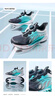特步（XTEP）【氫風(fēng)8.0】?jì)和行⊥笟庑D扣跑鞋 黑/極光綠 32 曬單實(shí)拍圖
