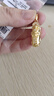賽菲爾黃金吊墜足金招財吞金貔貅莫桑鉆掛墜生日禮物 單吊墜 約6.05克 曬單實(shí)拍圖