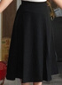 尚都比拉后腰彈力松緊職場(chǎng)面試通勤半身裙女秋季垂感顯瘦氣質(zhì)高級A字傘裙 曬單實(shí)拍圖