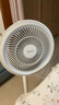 美的（Midea）【暴風(fēng)循環(huán)】空氣循環(huán)扇大風(fēng)量搖頭電風(fēng)扇家用臺式落地扇輕音臥室節(jié)能小風(fēng)扇柔風(fēng)輕羽扇 FGA24TQ 曬單實拍圖