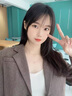 普妮姿咖色短款毛呢小西裝外套女2025秋冬新款小個(gè)子高級感休閑呢子西服 單件咖色西裝 L 曬單實(shí)拍圖