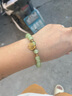 曼古帝新疆和田玉手串晴水玉石翡翠女款福牌手鏈小眾設計感女友禮物 和田玉福牌手鏈 曬單實(shí)拍圖