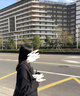 CHARLES&KEITH鏈條單肩腋下托特包流浪包包女包女友生日禮物CK2-20671559 Noir黑色 M 曬單實(shí)拍圖