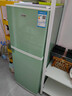 長(cháng)城（GREAT WALL FRIDGE）復古冰箱家用迷你小冰箱小型冷凍冷藏保鮮宿舍出租房辦公室節能省電雙開(kāi)門(mén)電冰箱 祖母綠126L【一級能效 全國聯(lián)?！?曬單實(shí)拍圖