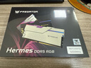 宏碁掠奪者【冰刃】【炫光星艦】RGB燈條 DDR4內存DDR5臺式機內存條32G/64G/6400高頻游戲電競 660 冰刃-6000-C28-24Gx2-白 曬單實(shí)拍圖