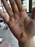 中鑫珠寶喜轉(zhuǎn)福祿黃金項(xiàng)鏈新中式999足金古法金葫蘆套鏈節(jié)日送禮物 5.72g 曬單實(shí)拍圖