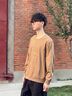 哈吉斯（HAZZYS）男裝 春秋季大logo長(zhǎng)袖衣服休閑男上衣圓領(lǐng)衛(wèi)衣男ABTZE0CCF02 駝色CM XL （180/100A 50） 曬單實(shí)拍圖