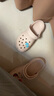 crocs卡駱馳厚底云朵洞洞鞋|206750 石英粉-6UR 39(250mm) 曬單實(shí)拍圖